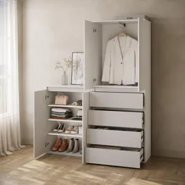 livinity® Garda 74 x 99,6 x 40 cm Weiß