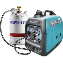 Könner & Söhnen LPG/Benzin-Inverter-Generator KS 3100iG S von Könner & Söhnen. Notstromaggregat 3100 W, Schuko-Steckdose 230 V, 2 USB-Anschlüsse, LED-Anzeige, ECO-Modus, Kupferwicklungen, stromerzeuger EURO V.