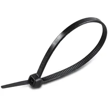 V-Tac 11174, 100 Kabelbinder, 4,5 mm, zum Binden von Drähten, Kabeln, Elektriker, Haus, Büro, Heimwerker (4,5 x 300 mm, schwarz)