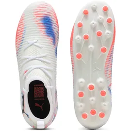 Puma Future 8 Match MG Kinder puma white/puma black/glowing red 34
