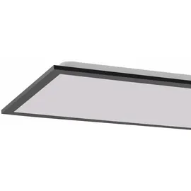 just light. LED-Deckenleuchte Flat 1-flammig 120 x 30 cm schwarz