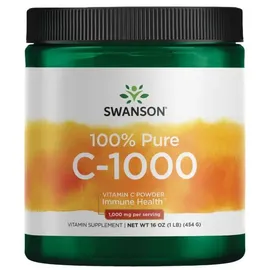 Swanson Vitamin C Pulver 100 % rein 454 g