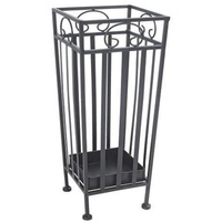 XXXLutz Xxxl Schirmständer schwarz Metall 20x46x20 cm Tropfschale, Garderobe,