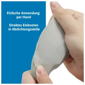 Dönges Knetdicht Dichtmasse für Außen und Innen 500 g hellgrau