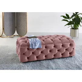 Home Affaire Polsterhocker KALINA 120 x 45 x 55 cm Rosa