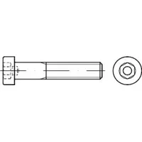 Industrial Quality Supplies DIN 6912 Zylinderschraube mit Innensechskant, 8.8