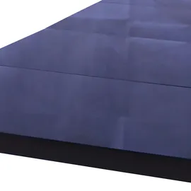 VCM Gartentisch 190 x 90 x 73 cm schwarz