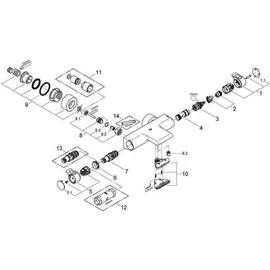 Grohe Grohtherm 2000 Thermostat-Wannenbatterie DN 15 (34174001)