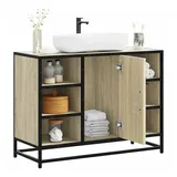 vidaXL Waschbeckenunterschrank 80 x 60 x 33 cm Braun