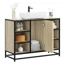 vidaXL Waschbeckenunterschrank 80 x 60 x 33 cm Braun