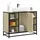 vidaXL Waschbeckenunterschrank 80 x 60 x 33 cm Braun