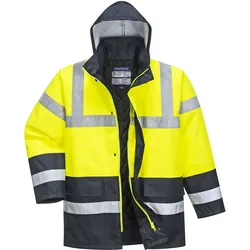 Warnschutz Winterjacke "S466" Kontrast Traffic - 4XL - gelb