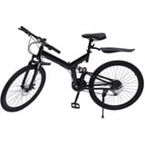 Owneed 26 Zoll Mountainbike Faltbares Fahrrad21 Gang Schaltung Fahrrad Kohlenstoffreicher Stahl Bike mit Doppelscheibenbremsen für Herren Damen