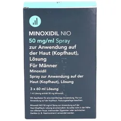 Minoxidil NIO 50mg/ml zur Anwendung auf der Kopfhaut Männer