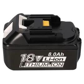 Akkuman 18V Akku passend für Makita Akku 18V 8Ah BL1860 BL1850 BL1850B BL1860B BL1840B BL1840 BL1830 BL1835 BL1845 194204-5 LXT-400