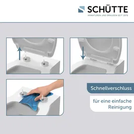 Schütte Duro WC-Sitz D-Form Pro 7 Weiß