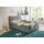 Home Affaire Boxspringbett HOME AFFAIRE "Eliana", grau, B:147cm L:210cm, Komplettbetten, Boxspringbett, inkl. Topper, in 4 Breiten, 3 Matratzenarten und 2 Härtegraden