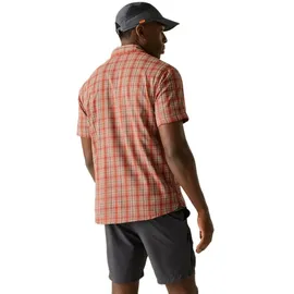 Regatta Begarno Kurzarmhemd Rot 3XL
