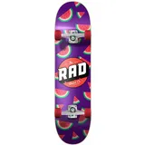 RAD Unisex – Erwachsene Watermelon Skateboard Komplettboard, Lila, 7.25"