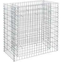 Estexo Hochbeet Gabione 90x50x100 cm Pflanzkorb Drahtgitter Steinkorb