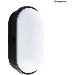 HEITRONIC Outdoor LED Wand- / Deckenleuchte TOLEDO, IP65, 10W 4000K 700lm, schwarz HEI-500646