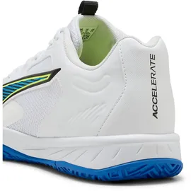 Puma Accelerate Pro 4 Game On Handballschuhe 01 - PUMA white/glowing red/ultra blue 38.5