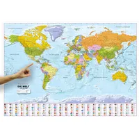 INTERKART Landkarten & Globen Politische Weltkarte 1 : 30