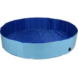 Flamingo Hundepool Doggy Splatter - Blue - 120x30 cm