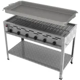 ChattenGlut, Gasgrill, Gasbräter 6-flammig mit Rost und Pfanne (22 kW)