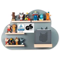 BOARTI Kinderregal Wolke Holz grau