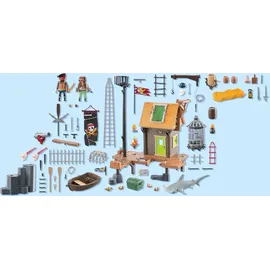 Playmobil Pirates Piratenhafen mit Seeräuber-Gefängnis