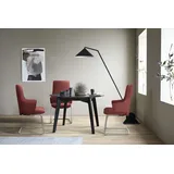 Polsterstuhl STRESSLESS "Laurel", rot (cherry paloma, schwarz matt), B:58cm H:105cm T:60cm, Leder PALOMA: PALOMA ist ein durchgefärbtes Semianilin-Möbelleder mit natürlicher Narbung., Stühle, Polsterstuhl, High Back mit Armlehne, Größe L, mit Beinen aus Stahl in Schwarz matt