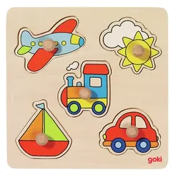 goki basic Steckpuzzle Meine Reise, 5 Teile