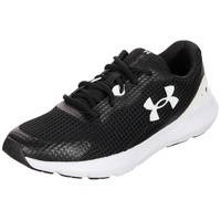Under Armour Surge 3 Laufschuhe, Black White White, 41