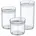 Vorratsdosen Set 2x ml 2x ml 2x 6-tlg transparent