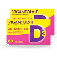 Vigantolvit Vit D3 K2 Cal - Doppelpack 2X60 St