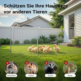 Wiltec Volierendraht 10 x 1 m Sechseckgeflecht