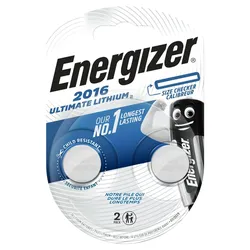 Energizer Ultimate Lithium CR 2016 3V Performance - 2er Maxiblister