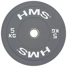 HMS CBR5 Olympische Hantelscheibe Bumper 5 kg grau