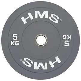 HMS CBR5 Olympische Hantelscheibe Bumper 5 kg grau
