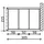 SKANHOLZ Seitenwand 305 x 200 cm natur