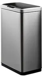 EKO Papierkorb mit Sensor Edelstahl 45 L 27 (B) x 46 (T) x 65,5 (H) cm Silber