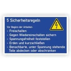 Cimco GS 5 Sicherheitsregeln Gr. 200x120x1 182746