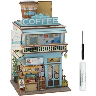 tonecheer Book Nook DIY Bücherecke Cape Coffee Shop)