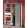 Parisot Kleiderschrank Bari 143 x 182 x 48 cm Weiß/Grau