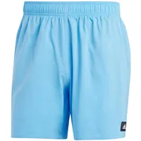 Adidas Herren Solid CLX Length Swim Shorts Badehose, Blue Burst/White, XL