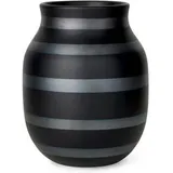 Kähler Vase Omaggio in schwarz - (H)20 cm