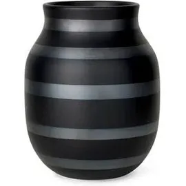Kähler Vase Omaggio in schwarz - (H)20 cm