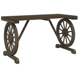 vidaXL Gartentisch 115x55x65 cm Massivholz Tanne