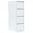 Lüllmann Hängeregistraturschrank 40,0 x 62,0 x 132,0 cm weiß